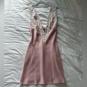 Princess Polly Pink Mini Lace Dress